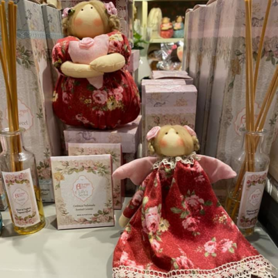 Caixa com Peça de Gesso Perfumado “Bordado Português”