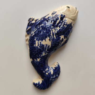 Peixes Cerâmica Decorativa