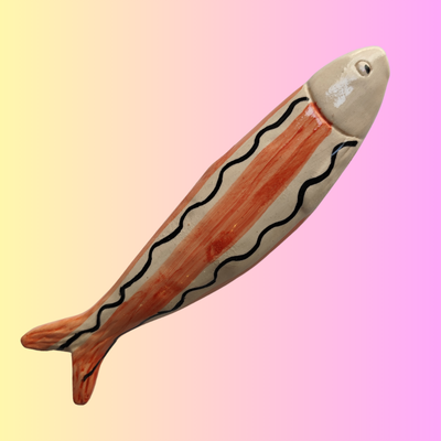 Sardinhas Cerâmica - Série Laranja