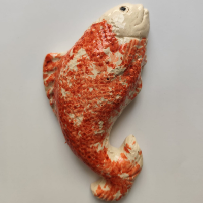 Peixes Cerâmica Decorativa