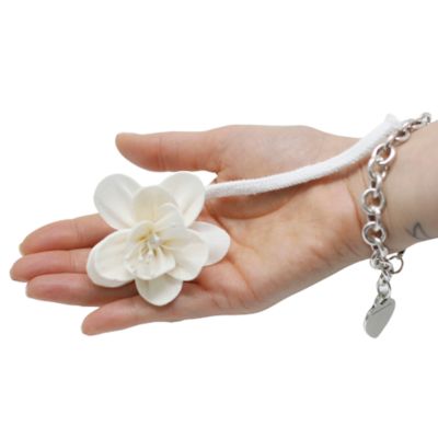 Flor Difusora Lirio em Madeira de Sola (Shola)