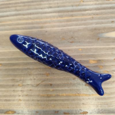🐟 Magnético Sardinha em Cerâmica Portuguesa – Feito à Mão