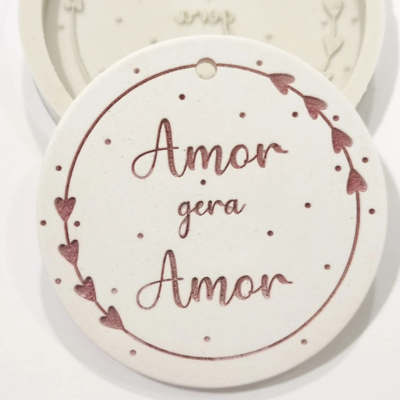 Molde de Silicone “Amor gera Amor”