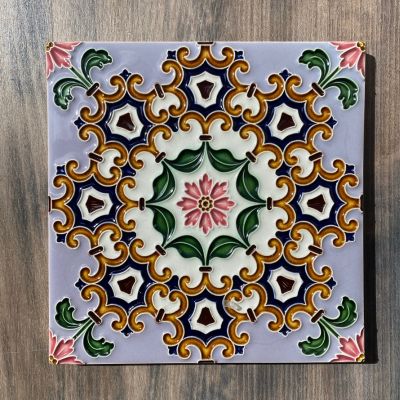 Azulejo Cuenca em Cerâmica - Lila