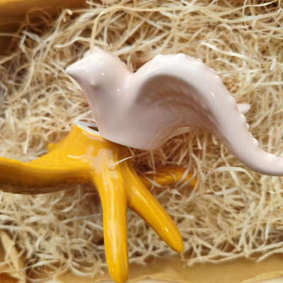 Andorinhas com Relevo Tamanho Pequeno – Cerâmica Portuguesa Decorativa