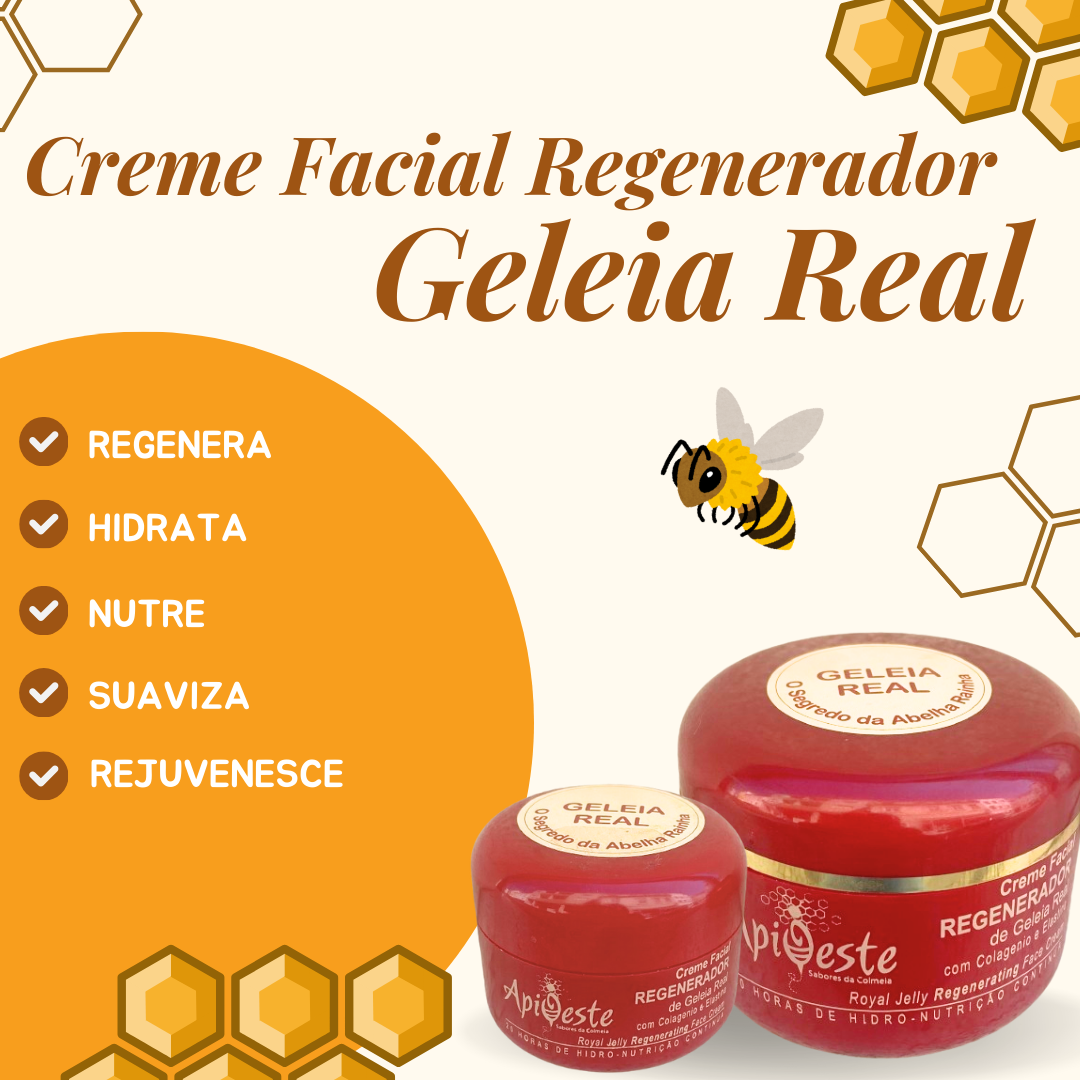 Geleia Real - Creme Facial