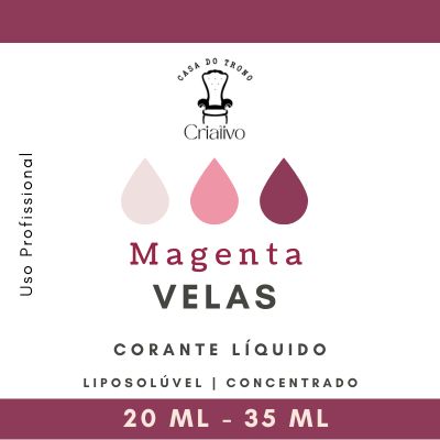 Corante Líquido para Velas - Magenta