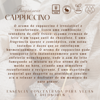 ☕ Fragrância Cappuccino - Gourmand