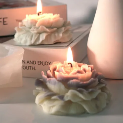 Molde de Silicone – Flor Peonia 9 cm