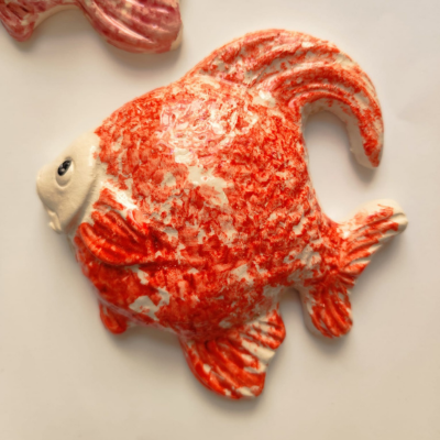 Peixes Cerâmica Decorativa