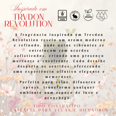 🔥🖤 Fragrância Inspirada Revolution by Trydon – Tipo Contratipo