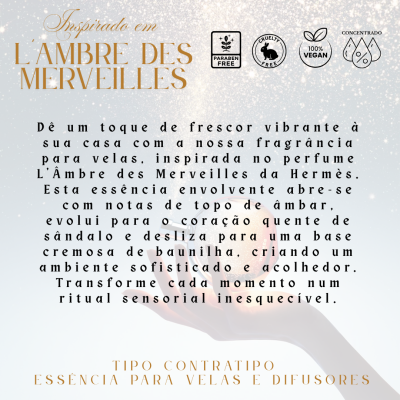 💖🔥 Fragrância Inspirada em L´Ambre des Merveilles – Tipo Contratipo
