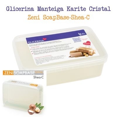 1 kg Manteiga de Karité Cristal – Zeni SoapBase-Shea-C