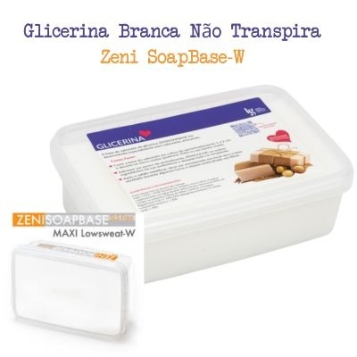 🧼 Glicerina Branca Não Transpira – Zeni SoapBase-W