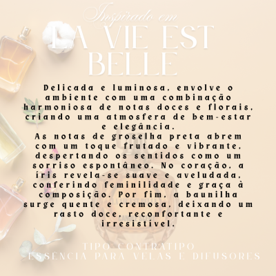 💎💕 Fragrância Inspirada em La Vie Est Belle – Tipo Contratipo