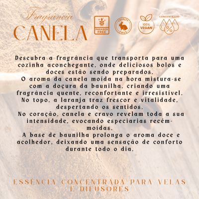 🎄 Fragrância Canela (Cinnamon Delight) - Spicy & Oriental