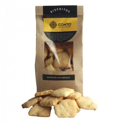 Biscoitos artesanais com amêndoa
