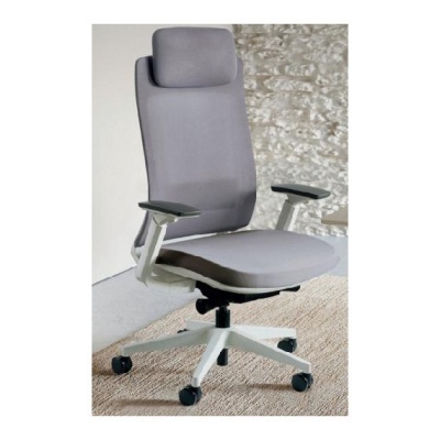 Cadeira de Escritório Executiva CD001 - 625 - W - com encosto cabeça