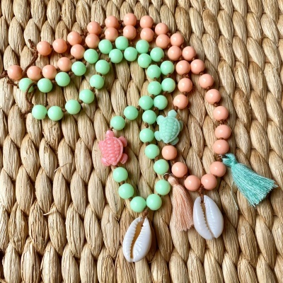 COLAR BÚZIO E TARTARUGA