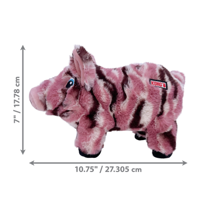 KONG Low Stuff Stripes Pig