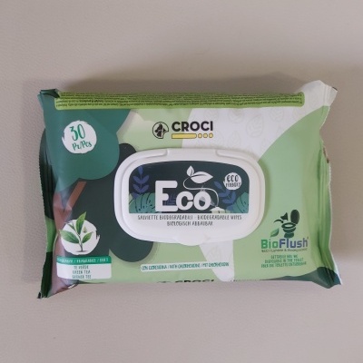 TOALHITAS CROCI BIO CHÁ VERDE/CLOREXIDINA 30UN