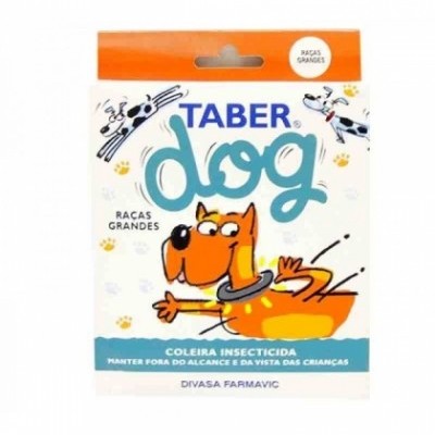 Taber Dog coleira antiparasitária cão