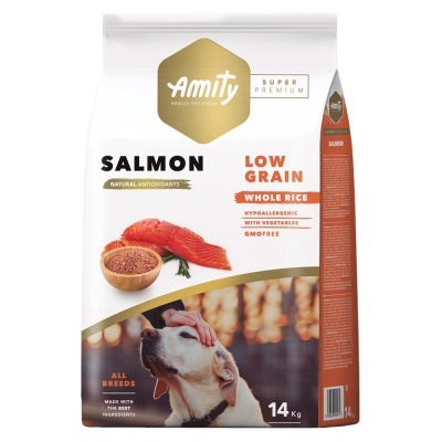 AMITY SUPER PREMIUM (LOW GRAIN) ADULT SALMON