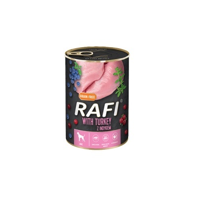 RAFI Cão adulto - Peru, arandos e mirtilos em patê 800gr