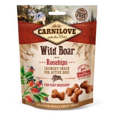 Snacks Carnilove Crunchy Wild Boar & Rosehips 200gr