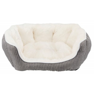 CAMA "DAVIN" CINZENTO/CREME