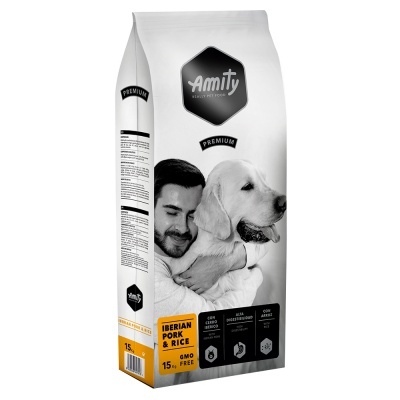 AMITY PREMIUM - IBERIAN PORK & RICE 15KG