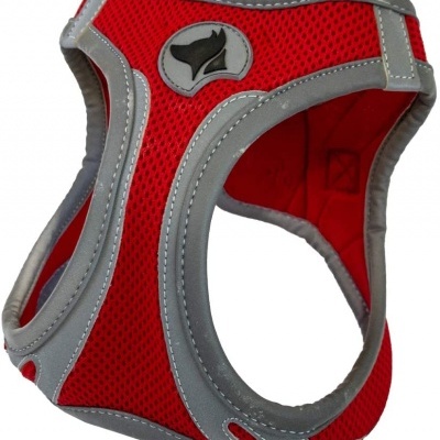 PEITORAL HIKING REFLETOR CROCI VERMELHO