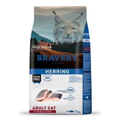 BRAVERY HERRING CAT ADULT STERILIZED
