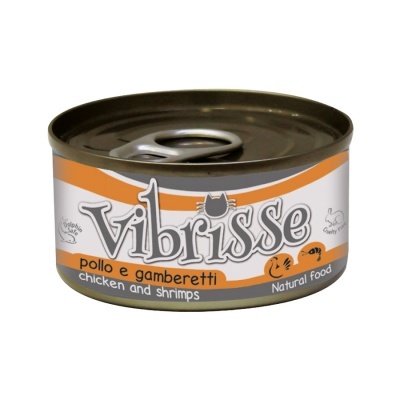 VIBRISSE GATO FRANGO E GAMBAS 70GR