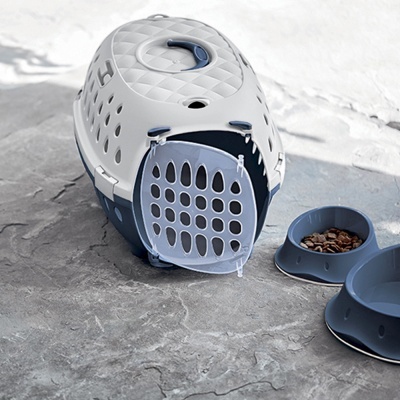 TRANSPORTADORA "TRAVEL CHIC" (AZUL MARINHO)