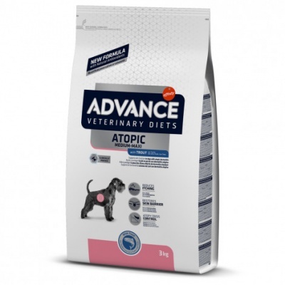 Saco de comida para cães Advance Veterinary Diets Atopic 3kg