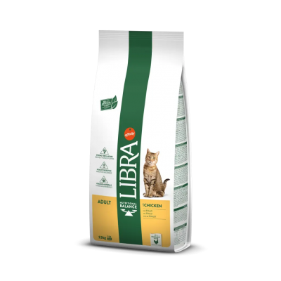 Saco de ração para gatos LIBRA adulto sabor frango
