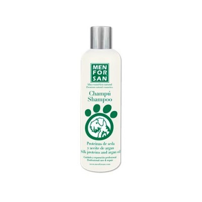 Champô com Proteínas de seda e oleo de argão MEN FOR SAN 300ml