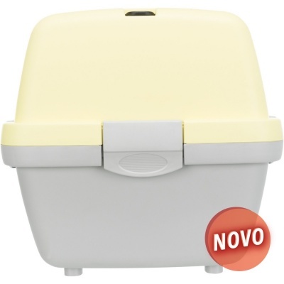 TRANSPORTADORA "CAPRI" (CINZA CLARO/AMARELO)