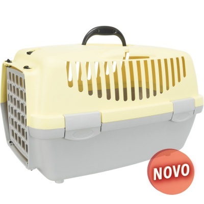TRANSPORTADORA "CAPRI" (CINZA CLARO/AMARELO)