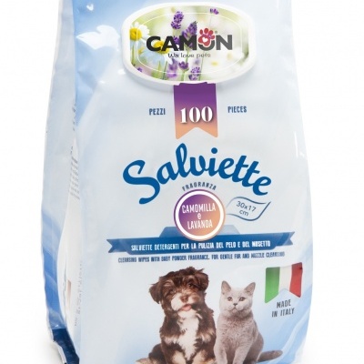 Toalhitas Camon CAMOMILA E LAVANDA 100un