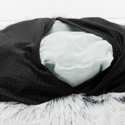 CAMA "HARVEY" BRANCO/PRETO