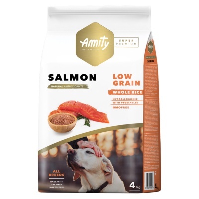 AMITY SUPER PREMIUM (LOW GRAIN) ADULT SALMON
