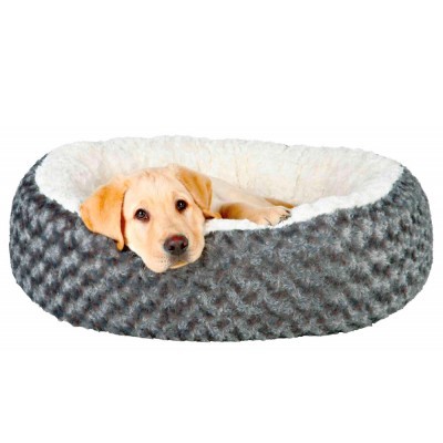 CAMA REDONDA "KALINE" CINZA/CREME