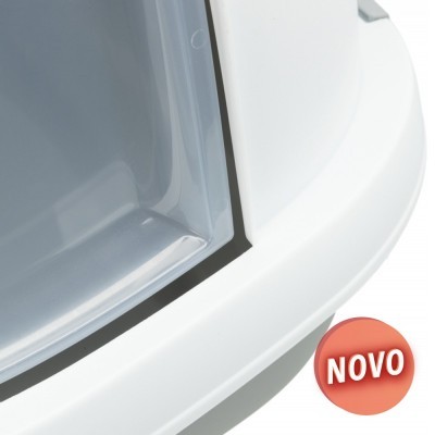 WC "PRIMO XXL" COM PORTA (CINZENTO/BRANCO)