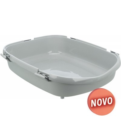 WC "PRIMO XXL" COM PORTA (CINZENTO/BRANCO)