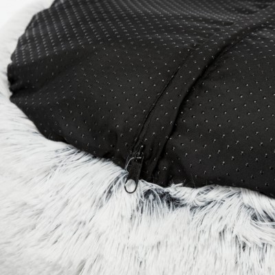 CAMA "HARVEY" BRANCO/PRETO