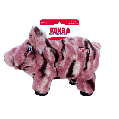 KONG Low Stuff Stripes Pig