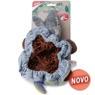 BRINQUEDO PELÚCIA PARA ESCONDER SNACKS "TATU"