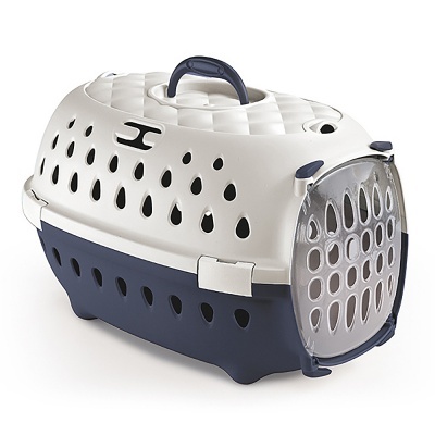 TRANSPORTADORA "TRAVEL CHIC" (AZUL MARINHO)